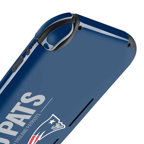 NFL New England Patriots Team Motto Nintendo Switch Lite Skin